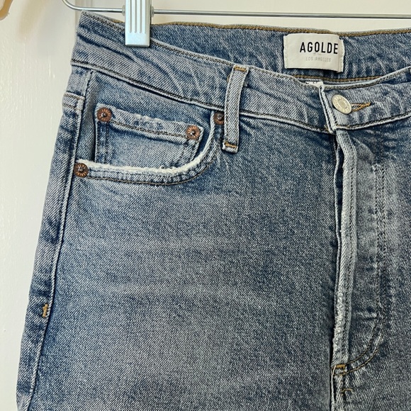 AGOLDE Nico High Rise Slim Murmur - Picture 6 of 12